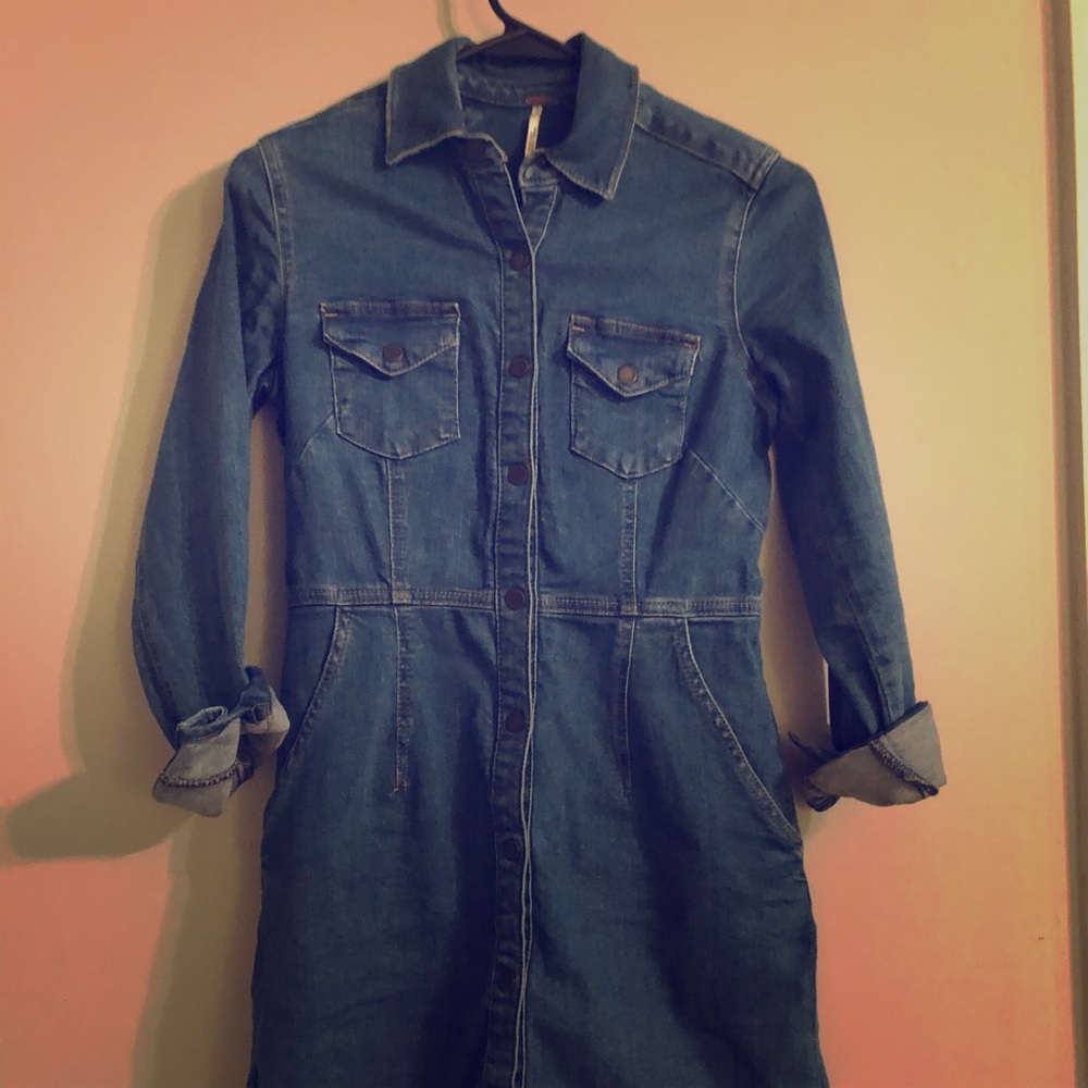 Free People Denim Dress